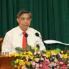 Ông Đồng Văn Thanh, Bí thư Tỉnh ủy, Chủ tịch HĐND tỉnh Hậu Giang, phát biểu chỉ đạo Hội nghị. (Ảnh: Duy Khương/TTXVN)