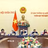Chủ tịch Quốc hội Trần Thanh Mẫn chủ trì phiên họp. (Ảnh: Doãn Tấn/TTXVN)
