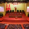 Quang cảnh phiên khai mạc Đại hội XIV của Đảng. (Ảnh: TTXVN)