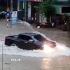 Thái Nguyên: Mưa lớn khiến nhiều tuyến đường ngập sâu trong nước