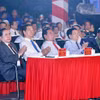 Chủ tịch Quốc hội Trần Thanh Mẫn, nguyên Thủ tướng Nguyễn Tấn Dũng và đại biểu dự chương trình. (Ảnh: Doãn Tấn/TTXVN)