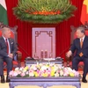 Tổng Bí thư Tô Lâm tiếp Quốc vương Jordan Abdullah II Ibn Al Hussein. (Ảnh: Văn Điệp/TTXVN)