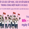 Lễ khai giảng được tổ chức ở tất cả các cấp học, các cơ sở trong cùng một ngày