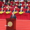 Tổng Bí thư Tô Lâm phát biểu tại lễ kỷ niệm. (Ảnh: TTXVN)