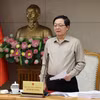 Phó Thủ tướng Hồ Quốc Dũng phát biểu tại cuộc họp. (Ảnh: Xuân Tùng/TTXVN)
