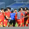 Niềm vui của U17 Việt Nam sau khi giành quyền vào chung kết. (Nguồn: VFF)