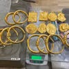 Tang vật vụ buôn lậu vàng bị thu giữ. (Ảnh: TTXVN phát)