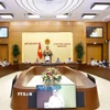 Một phiên họp của Ủy ban Thường vụ Quốc hội. (Ảnh: Doãn Tấn/TTXVN)