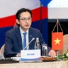Thứ trưởng Ngoại giao Đỗ Hùng Việt, Trưởng SOM ASEAN Việt Nam. (Ảnh: TTXVN phát)