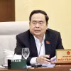 Chủ tịch Quốc hội Trần Thanh Mẫn phát biểu. (Ảnh: Doãn Tấn/TTXVN)