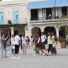 Du khách quốc tế tại La Habana. (Ảnh: Việt Hùng/TTXVN)