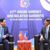 Thủ tướng Phạm Minh Chính gặp Tổng thống Philippines Ferdinand Romualdez Marcos Jr.. (Ảnh: Dương Giang/TTXVN)
