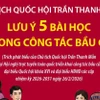 Chủ tịch Quốc hội Trần Thanh Mẫn lưu ý 5 bài học trong công tác bầu cử