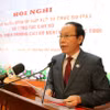 Ông Lê Tiến Châu, Bí thư Thành ủy Hải Phòng phát biểu tại Hội nghị. (Ảnh: Hoàng Ngọc/TTXVN)