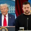 Tổng thống Donald Trump và Tổng thống Volodymyr Zelensky. (Nguồn: AFP-Getty Images/TTXVN)
