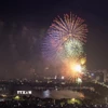 Năm điểm đồng loạt bắn pháo hoa, bầu trời Thủ đô rực rỡ mừng Quốc khánh 2/9