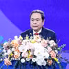 Chủ tịch Quốc hội Trần Thanh Mẫn phát biểu. (Ảnh: Doãn Tấn/TTXVN)