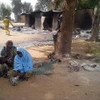 Những ngôi nhà bị phá hủy sau một vụ tấn công tại làng Kawuri, bang Borno, Nigeria. (Ảnh minh họa: Getty Images/TTXVN)