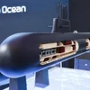 Một mẫu tàu ngầm của Hanwha Ocean. (Nguồn: The Korea Times)