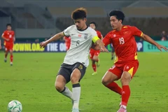 U23 Việt Nam (áo đỏ) thua U23 Trung Quốc, lỡ cơ hội vào chung kết. (Nguồn: AFC)