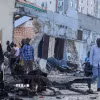 Hiện trường một vụ tấn công tại Mogadishu, Somalia. (Ảnh: THX/TTXVN)