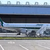 Máy bay của Hãng hàng không quốc gia Italy Alitalia tại sân bay Fiumicimo, Rome. (Ảnh: THX/TTXVN)