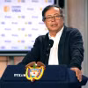 Tổng thống Colombia Gustavo Petro phát biểu tại Bogota ngày 12/3/2024. (Ảnh: AFP/TTXVN)