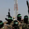 Các tay súng Lữ đoàn Al-Qassam, một cánh quân của Phong trào Hồi giáo Hamas. (Ảnh: IRNA/TTXVN)