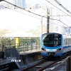 Metro Bến Thành-Suối Tiên tăng chuyến phục vụ người dân sau sáp nhập. (Ảnh: Hồng Đạt/TTXVN)
