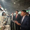 Giới thiệu những sản phẩm của các doanh nghiệp IT Việt Nam SusHi Tech Tokyo 2025. (Ảnh: Nguyễn Tuyến/TTXVN)