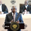 Tổng thống Nam Phi Cyril Ramaphosa. (Ảnh: THX/TTXVN)