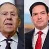 Ngoại trưởng Nga Sergei Lavrov (trái) và người đồng cấp Mỹ Marco Rubio. (Ảnh: Reuters/TTXVN)