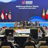 Quang cảnh tại Hội nghị Bộ trưởng Ngoại giao ASEAN. (Ảnh: Viên Luyến/TTXVN)
