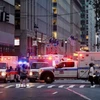 Cảnh sát phong tỏa hiện trường vụ xả súng ở New York (Mỹ), ngày 28/7/2025. (Ảnh: Reuters/TTXVN)