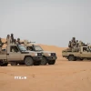 Binh sỹ Mauritani tuần tra khu vực biên giới với Mali. (Ảnh: Getty Images/TTXVN)