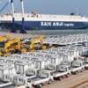 Một cảng hàng hóa tại tỉnh Sơn Đông (Trung Quốc). (Ảnh: THX/TTXVN)