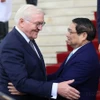 Thủ tướng Phạm Minh Chính hội kiến Tổng thống Cộng hòa Liên bang Đức Frank-Walter Steinmeier trong chuyến thăm cấp Nhà nước tới Việt Nam (24/1/2024). (Ảnh: Dương Giang/TTXVN)