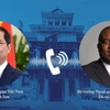 Phó Thủ tướng, Bộ trưởng Ngoại giao Bùi Thanh Sơn điện đàm với Bộ trưởng Ngoại giao và Phát triển Vương quốc Anh David Lammy. (Ảnh: TTXVN phát)