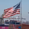 Quang cảnh cảng hàng hóa Long Beach, California (Mỹ). (Ảnh: AFP/TTXVN)