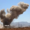Khói bốc lên sau một cuộc giao tranh ở tỉnh Marib (Yemen) hồi năm 2020. (Ảnh minh họa: AFP/TTXVN)