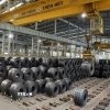 Sản phẩm thép cuộn cán mỏng của Hòa Phát. (Ảnh: Quốc Khánh/TTXVN)