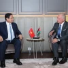 ThủThủ tướng Phạm Minh Chính gặp Quốc vương Jordan Abdullah II bin Al-Hussein. (Ảnh: Dương Giang/TTXVN)