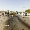Hiện trường một vụ tấn công nhằm vào xe buýt chở học sinh tại quận Khuzdar, tỉnh Balochistan, Tây Nam Pakistan, ngày 21/5/2025. (Ảnh minh họa: THX/TTXVN)