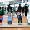 Điện thoại iPhone. (Ảnh: ANI/TTXVN)
