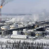 Cơ sở lọc dầu ở giếng dầu Vankorskoye thuộc vùng Krasnoyarsk (Nga). (Ảnh: Reuters/TTXVN)