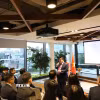 Phó Thủ tướng Nguyễn Chí Dũng phát biểu tại Diễn đàn "Thúc đẩy đổi mới sáng tạo, phát triển các ngành công nghệ chiến lược tại Việt Nam: Kinh nghiệm từ Vương quốc Anh" do VIS tổ chức. (Ảnh: Hữu Tiến/TTXVN)