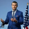 Bộ trưởng Quốc phòng Mỹ Pete Hegseth. (Ảnh: THX/TTXVN)