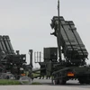 Hệ thống phòng không Patriot của Mỹ tại sân bay Warsaw-Radom ở Radom (Ba Lan). (Ảnh: PAP/TTXVN)