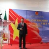 Ông Fernando Gonzalez Saiffe, Tổng Vụ trưởng Vụ châu Á-Thái Bình Dương, Bộ Ngoại giao Mexico phát biểu tại Lễ kỷ niệm 79 năm Quốc khánh Việt Nam, tại Mexico hồi tháng Chín năm ngoái. (Ảnh: Phi Hùng/TTXVN)