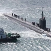 Tàu ngầm tấn công hạt nhân USS Vermont của Hải quân Mỹ. (Ảnh minh họa: Yonhap/TTXVN)